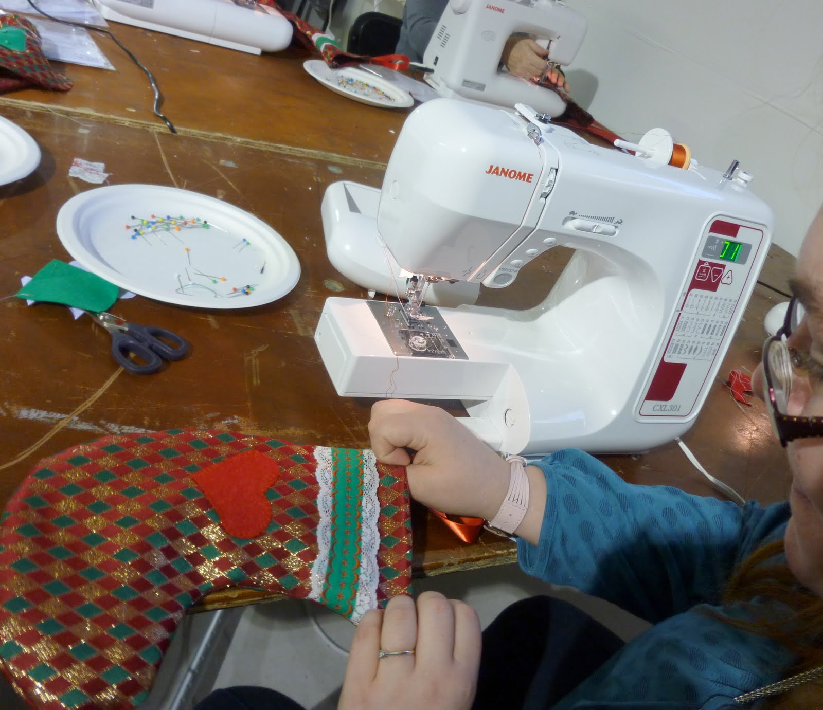 Sew Janome Knitting & Stitching Show Harrogate with White Rose