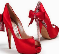2014 Kırmızı Abiye Ayakkabı Modelleri