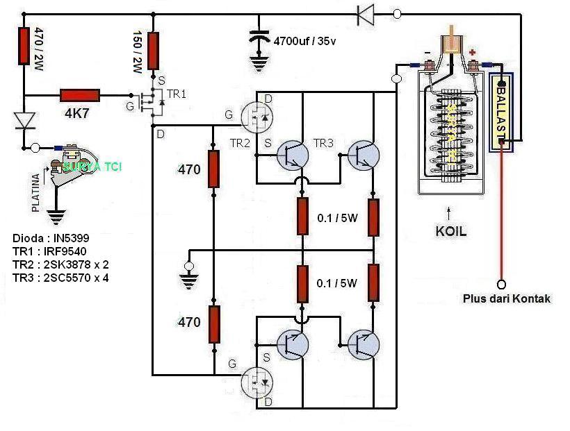 Membuat Sendiri Modul Pengapian Tci Transistor Controlled Ignition Berbagi Ilmu