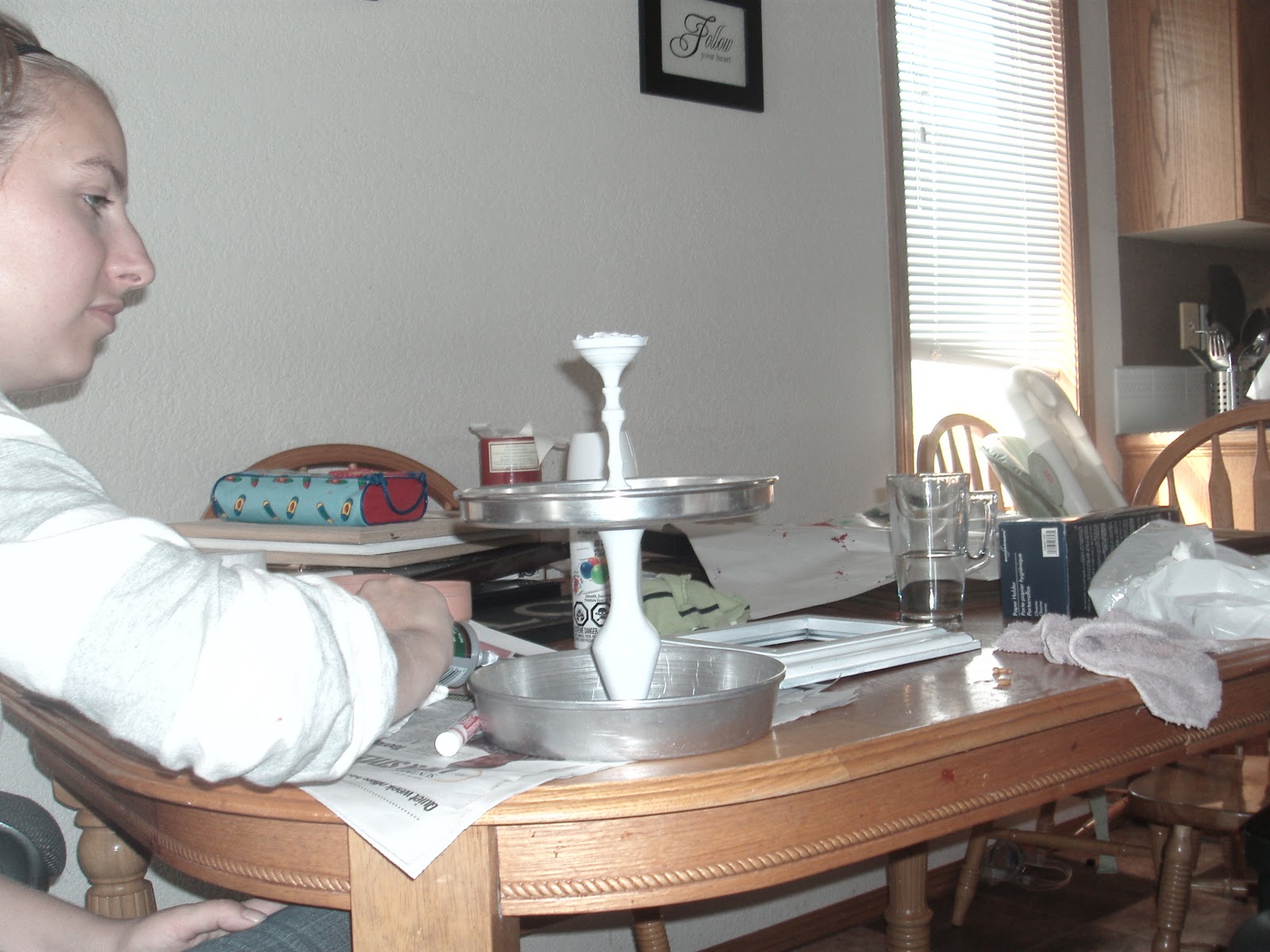 Life as we know it: My cake-pan organizer and finished front hall!