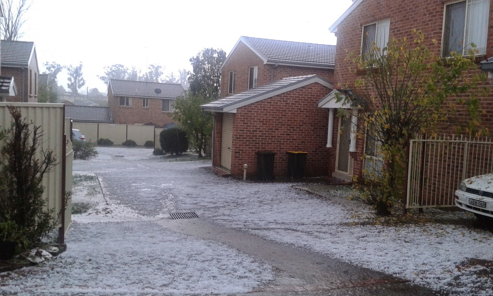 Why I Love Mount Druitt! Mount Druitt Gets Hail Mini Snow Storm!