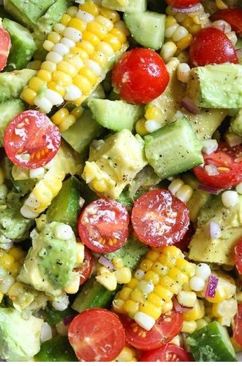 Corn Tomato Avocado Salad