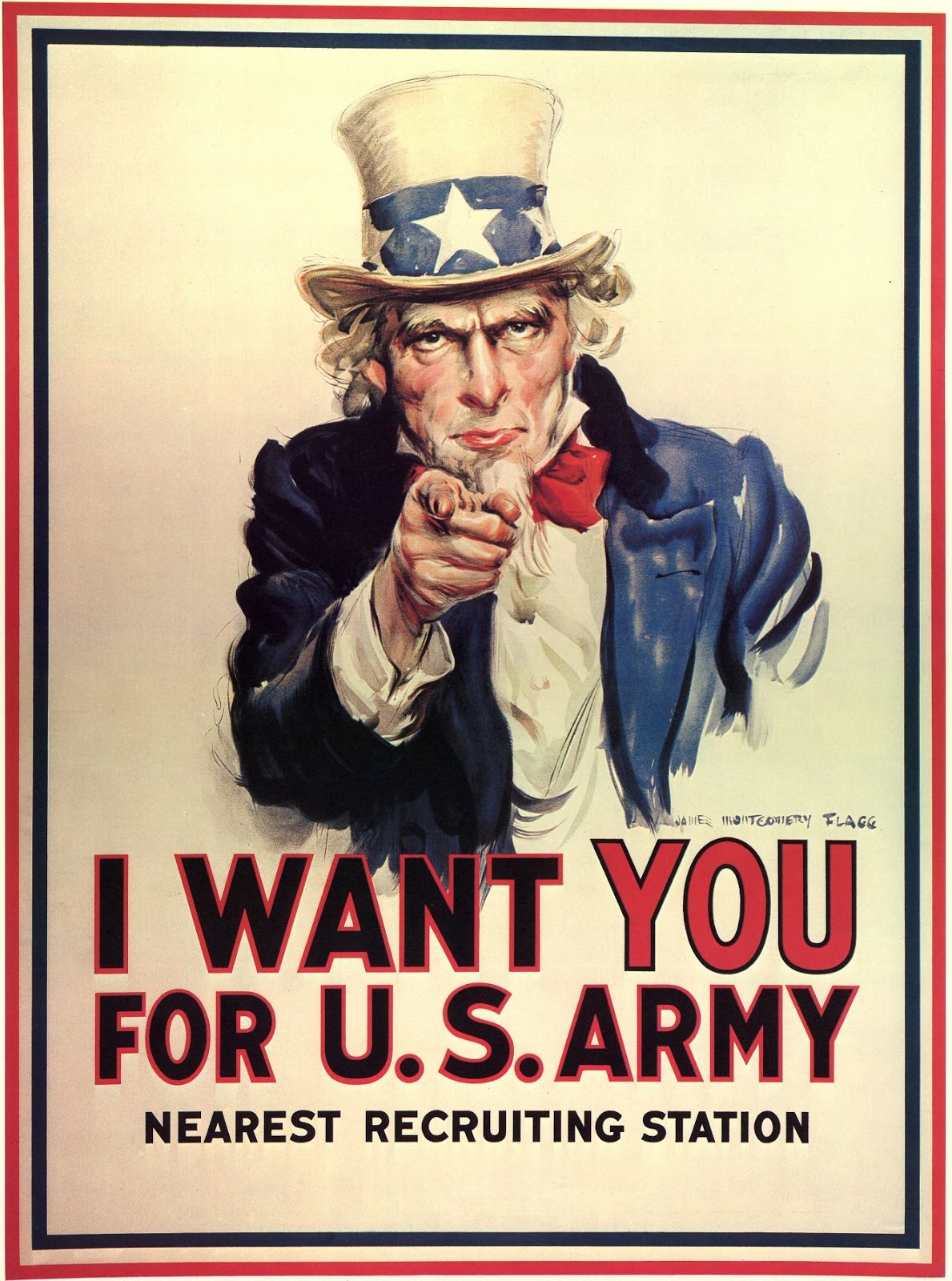 Walter Botts, the Man Who Modeled Uncle Sam&#39;s Pose for J.M. Flagg&#39;s Famous  Poster ~ Vintage Everyday