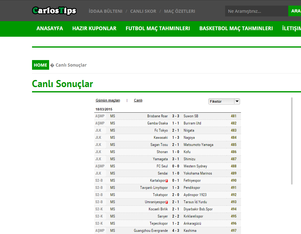 Em canliskorlar. Iddaa.