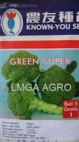 benih brokoli, brokoli green super, green super, benih known you seed