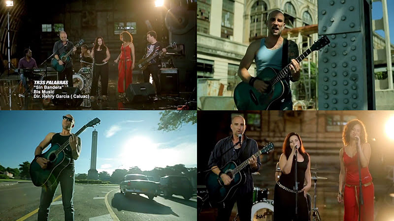Tres Palabras - ¨Sin bandera¨ - Videoclip - Dirección: Henry García (Caluac). Portal del Vídeo Clip Cubano Tres Palabras - ¨Sin bandera¨ - Videoclip - Dirección: Henry García (Caluac). Portal del Vídeo Clip Cubano