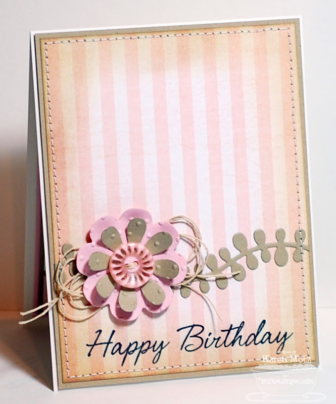 Paper Playhouse: Happy Birthday and a Loopy Hemp Cord Bow Tutorial