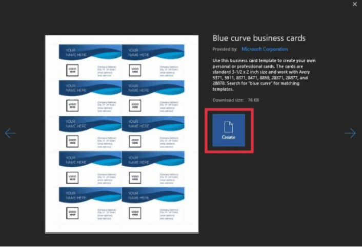 Making Business Cards With Microsoft Word