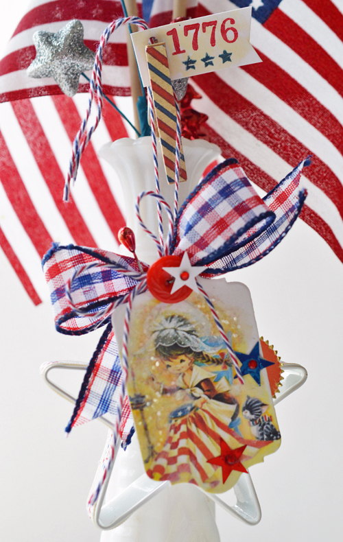 Lori Hairston: Betsy Ross Star Cookie Cutter Ornament + Free Image