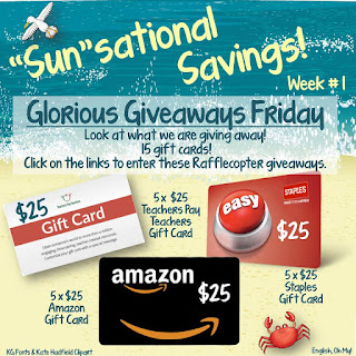 Teacher Giveaway Amazon, Teachers pay Teachers, and Staples gift card teacher giveaway