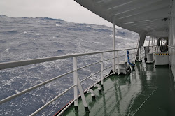 Eight Meter Seas returning through Drake Passage (by Polar Star Staff)