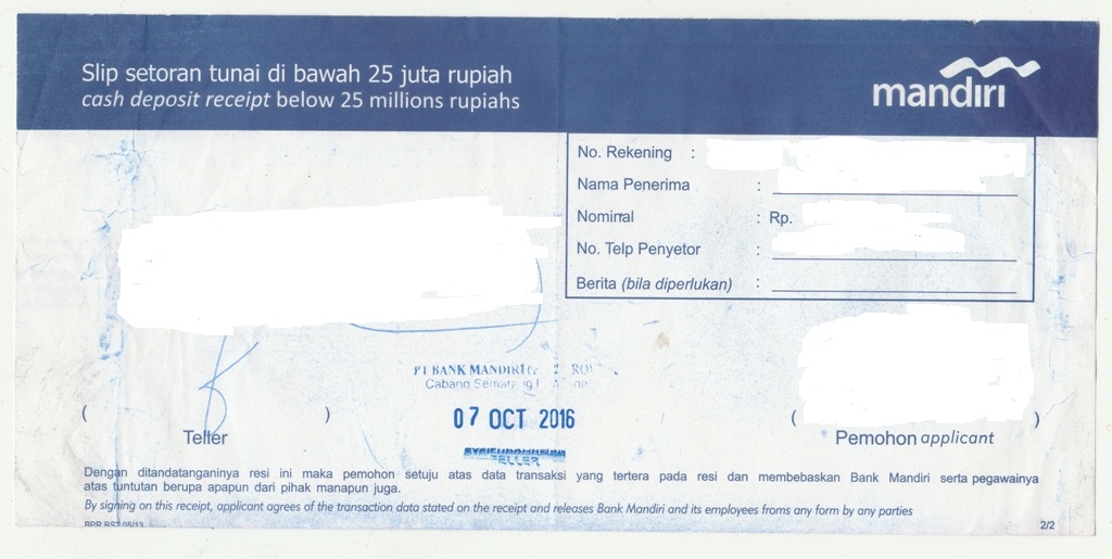 Pengalaman Transfer Tanpa Rekening Di Mandiri Miss Aquanette