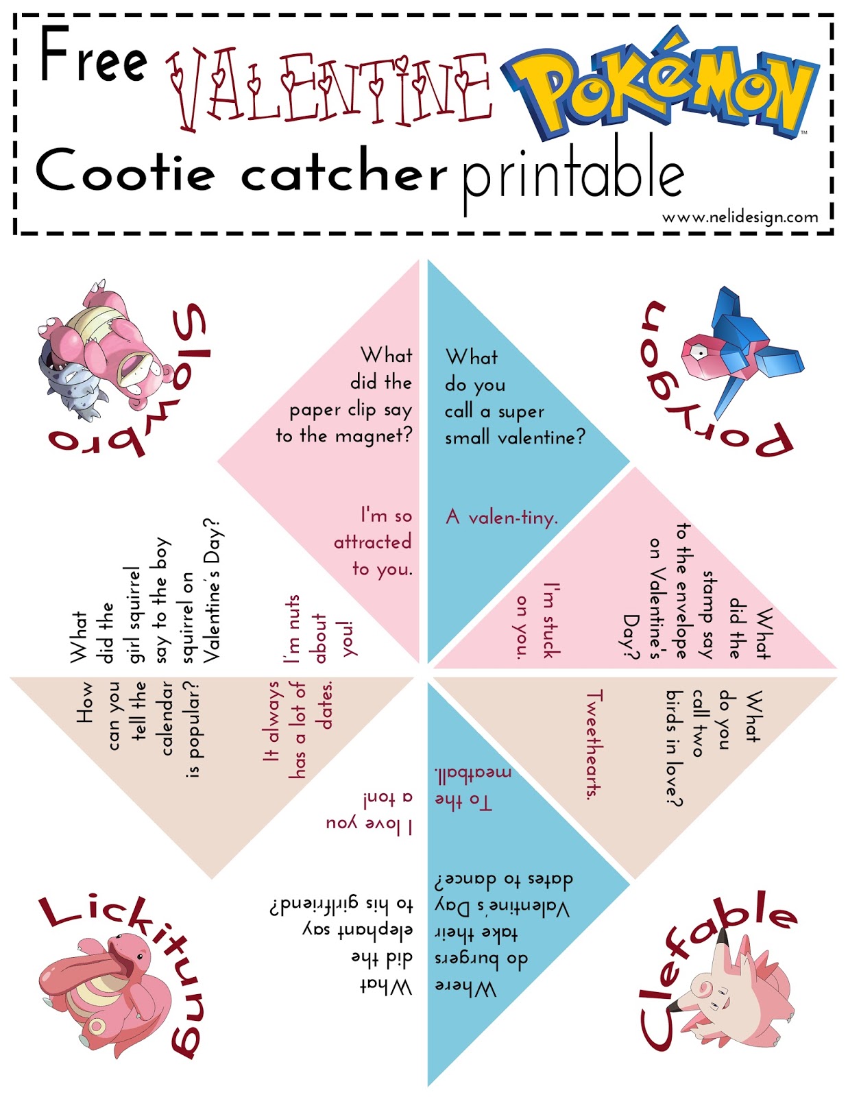Printable Pokemon Cootie Catcher Printable Word Searches Printable Pokemon Cootie Catcher Printable Word Searches