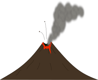 Bencana Gunung meletus