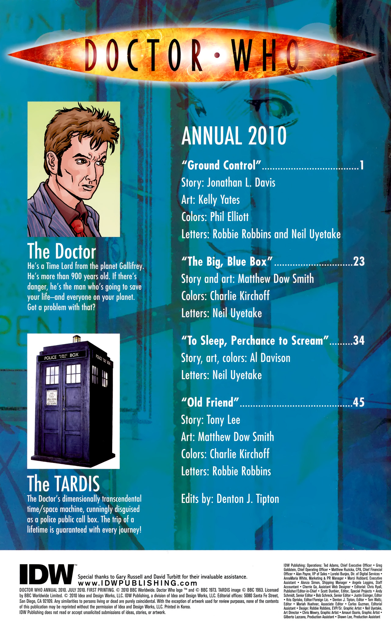 Doctor Who (2009) issue Annual - Page 2