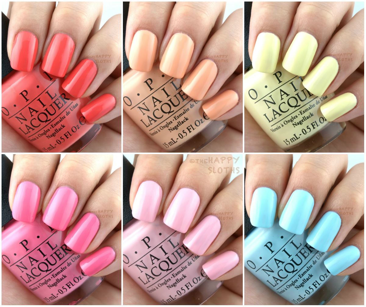 OPI Retro Summer 2016 Collection: Review and Swatches | The Happy ...