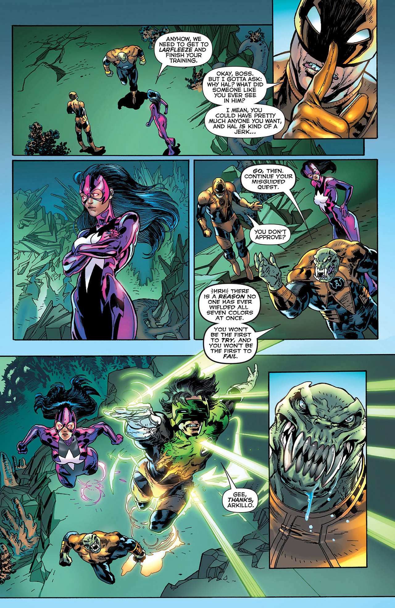 Read online Green Lantern: New Guardians comic -  Issue #14 - 21