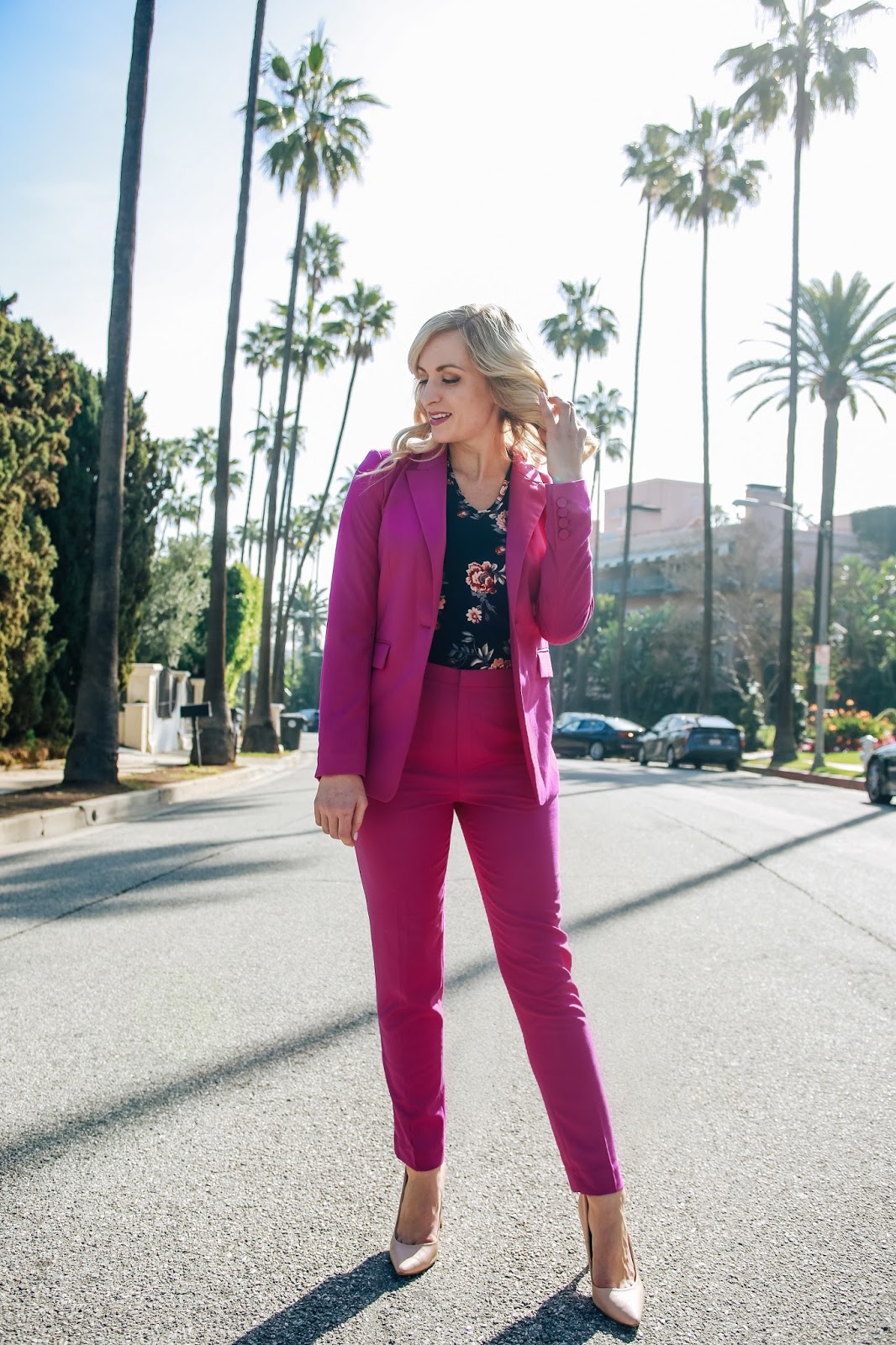 A Pink Suit in Paradise