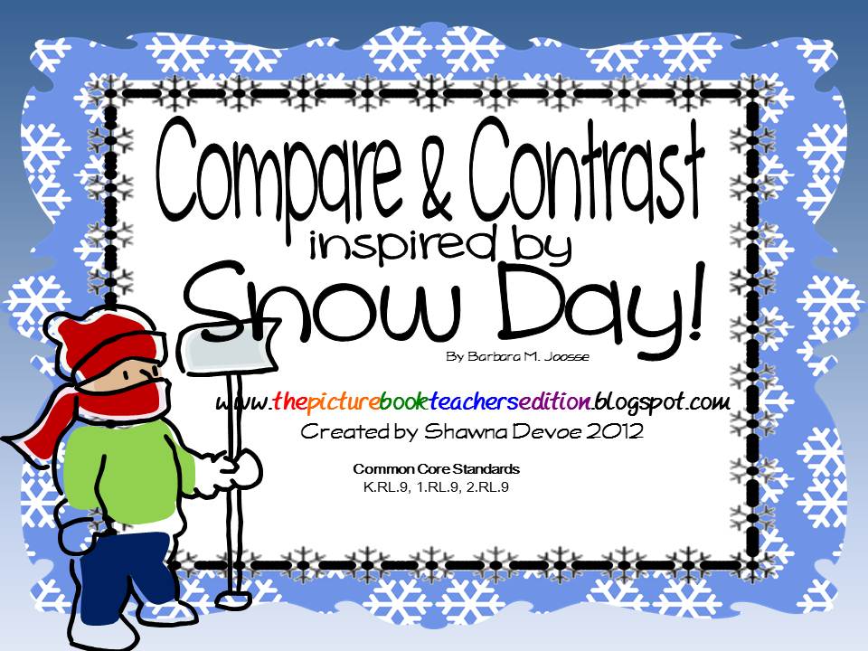 Snow Day! by Barbara M. Joosse Teaching Ideas The Picture Book
