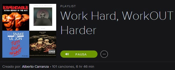 Lista de canciones para hacer ejercicio spotify