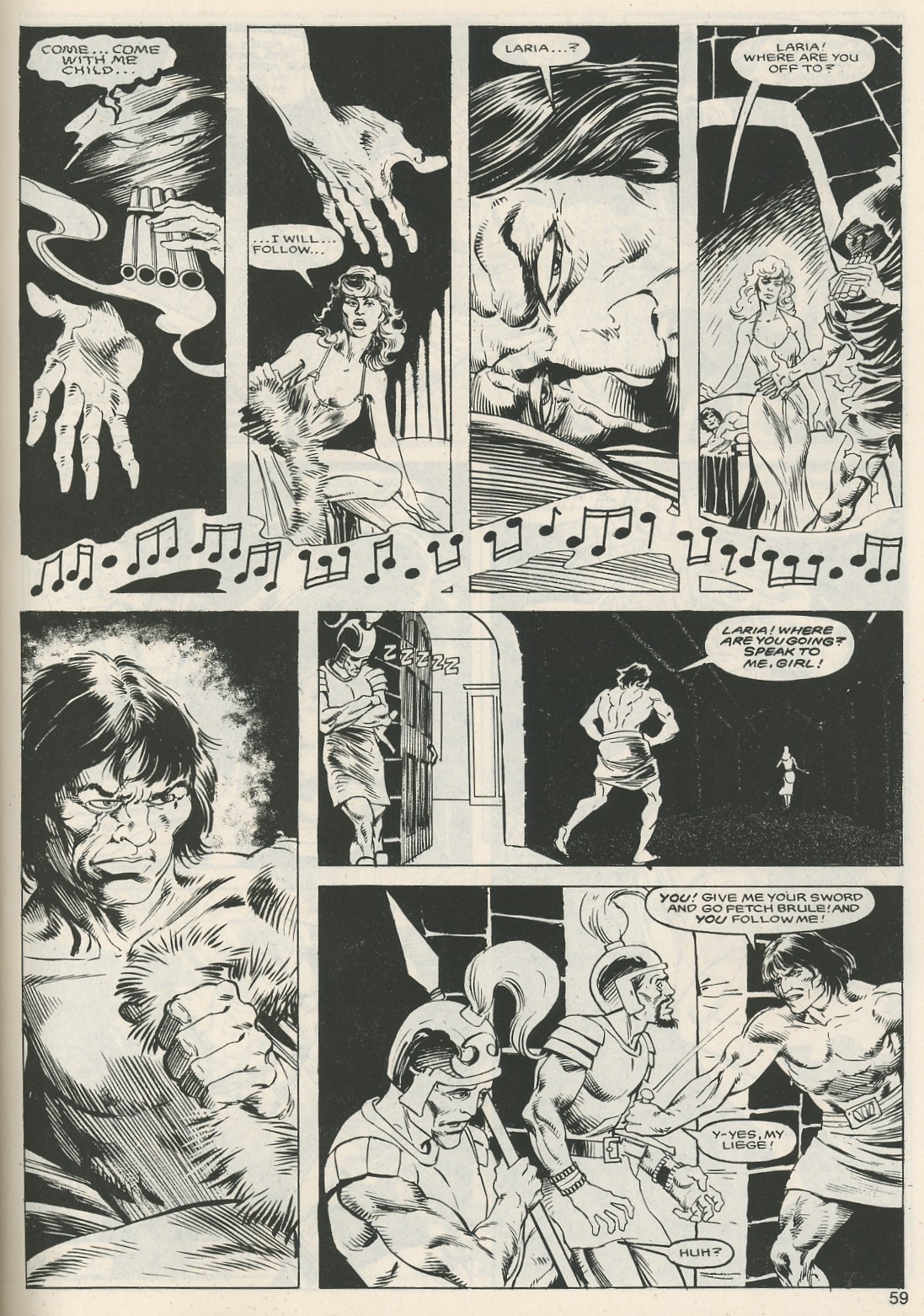 Read online The Savage Sword Of Conan comic -  Issue #124 - 59