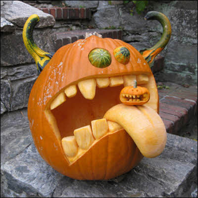 Scary Halloween Pumpkins - FunnyMadWorld
