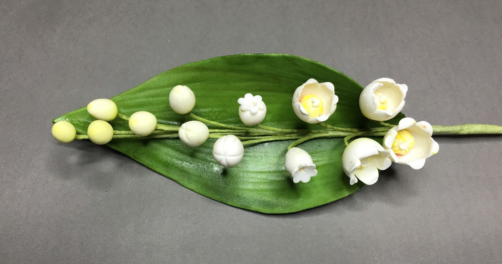 Confectionery Flowers Sugar Paste Lily of The Valley Evolution