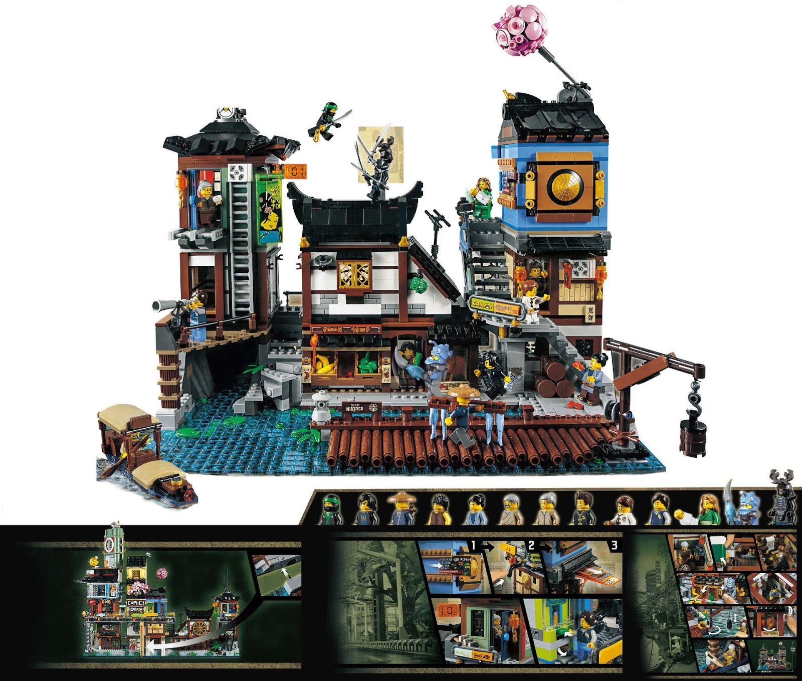 lepin ninjago docks