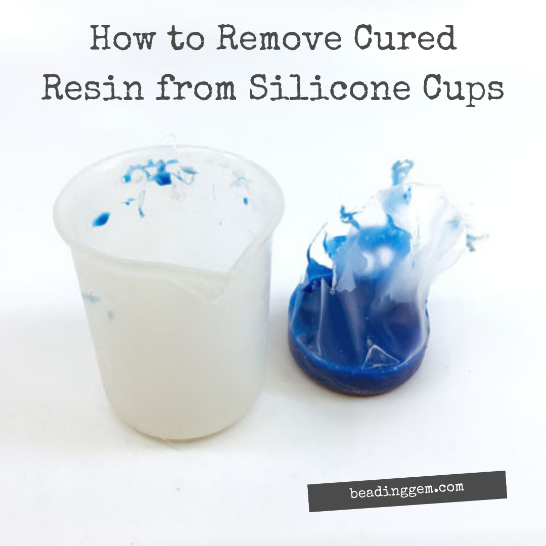 How to Remove Cured Resin Leftovers from Silicone Measuring Cups