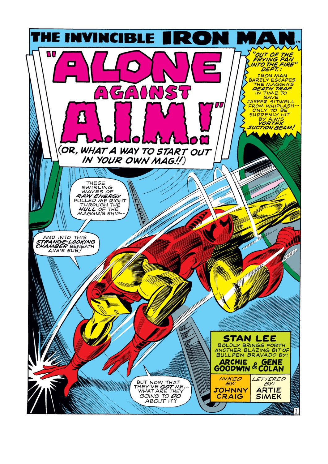 Read online Iron Man (1968) comic -  Issue #1 - 2