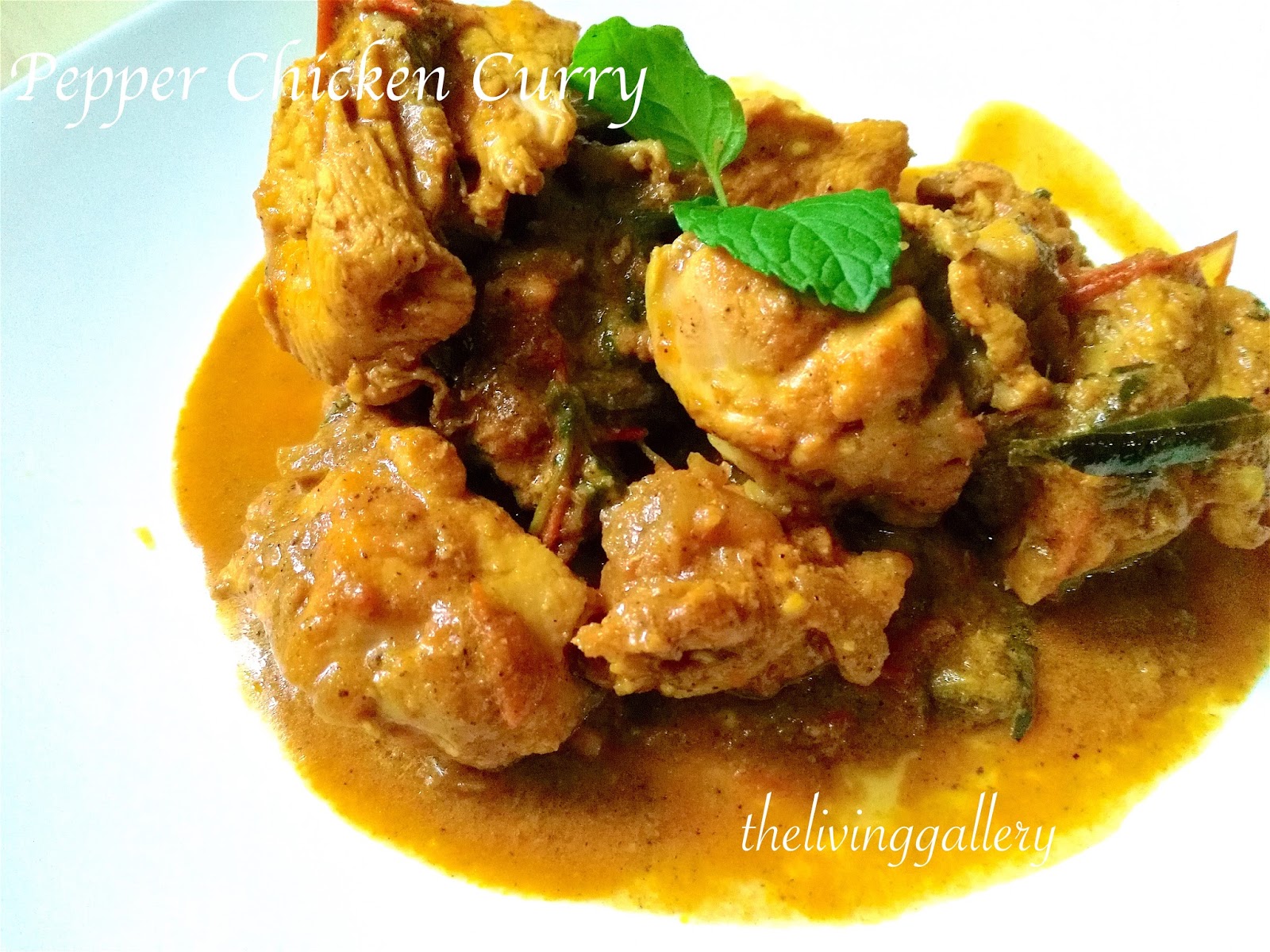 PEPPER CHICKEN CURRY