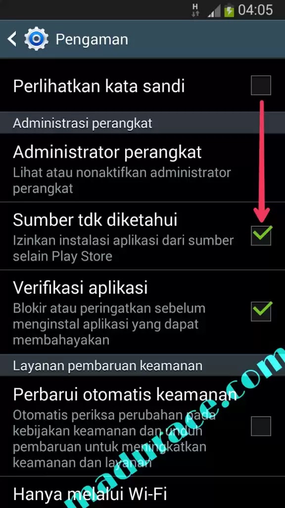 Cara Mengatasi Aplikasi Yang Tidak Bisa Di Install Yang Berasal Dari Luar Play Store Madurace Cara Mengatasi Aplikasi Yang Tidak Bisa Di Install Yang Berasal Dari Luar Play Store Madurace