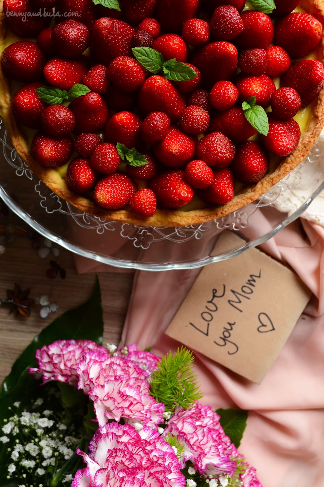 crostata fragole e crema ricetta/ strawberry cream tart recipe