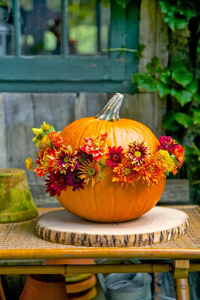 80 Beautiful Pumpkin Flower Pot Ideas