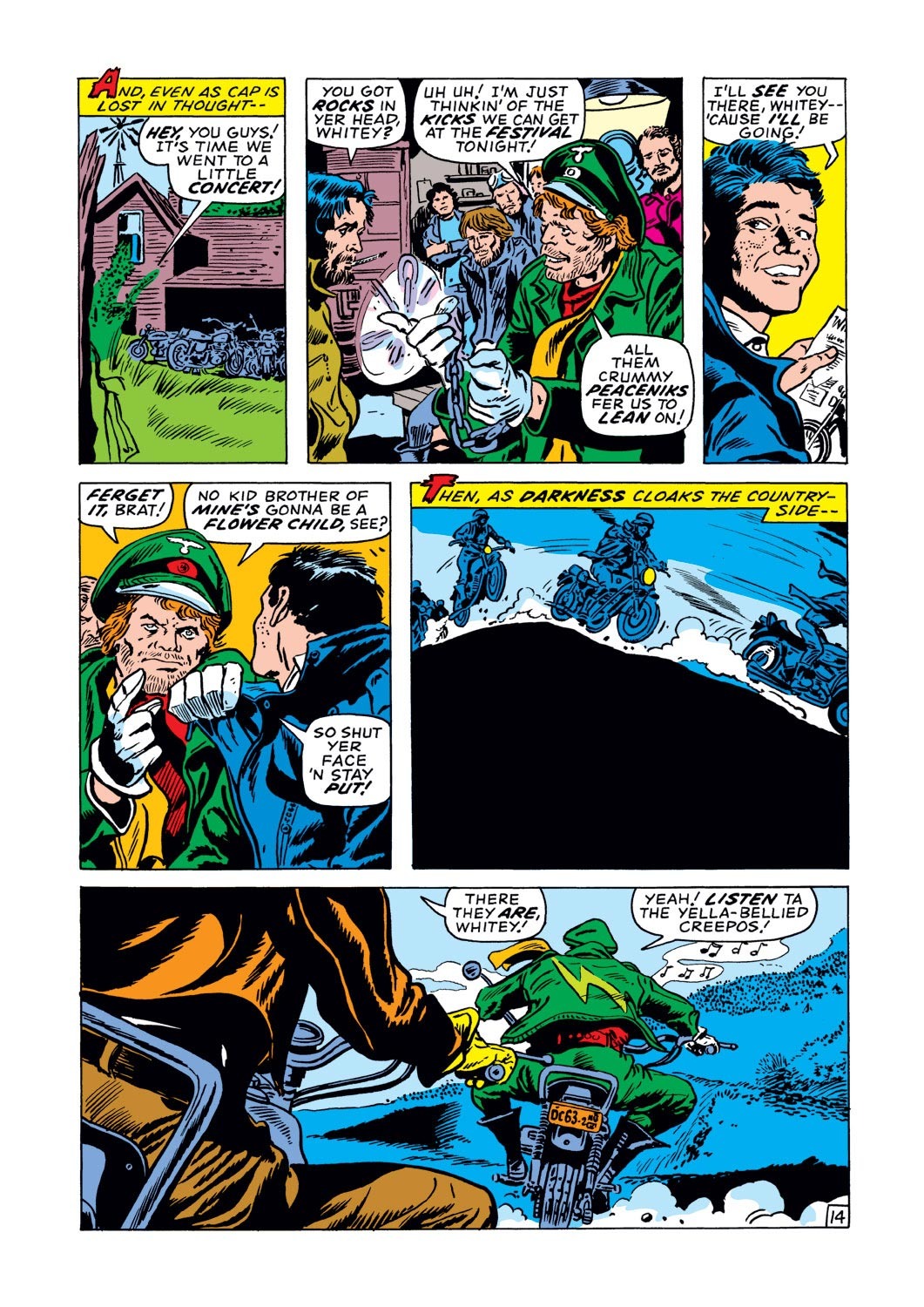 Read online Captain America (1968) comic -  Issue #128 - 14