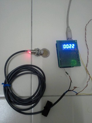 Hobby Embedded: วงจรตรวจจับโลหะ Arduino + Inductive Proximity Sensor