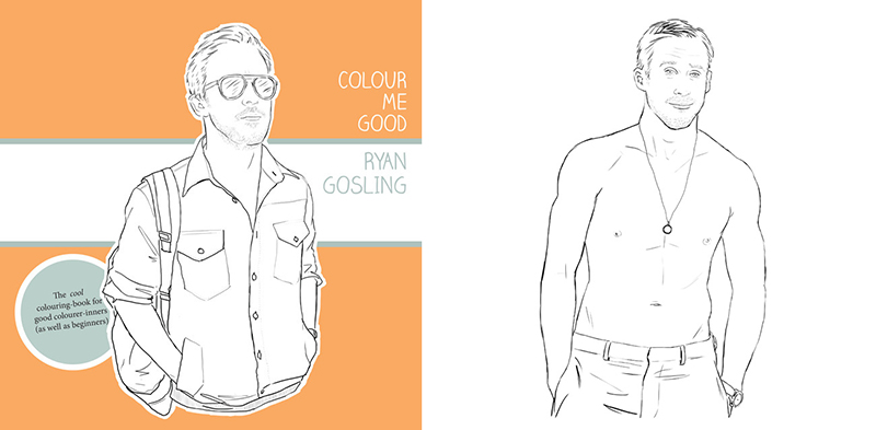 Ryan Gosling Coloring book