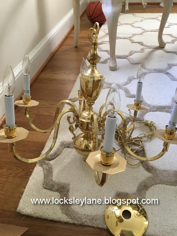 Locksley Lane Painting Brass Try A Chandelier