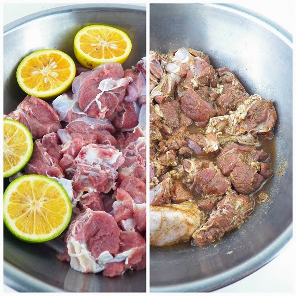 Goat Stew, CHIVO GUISADO Mari's Cakes (English)