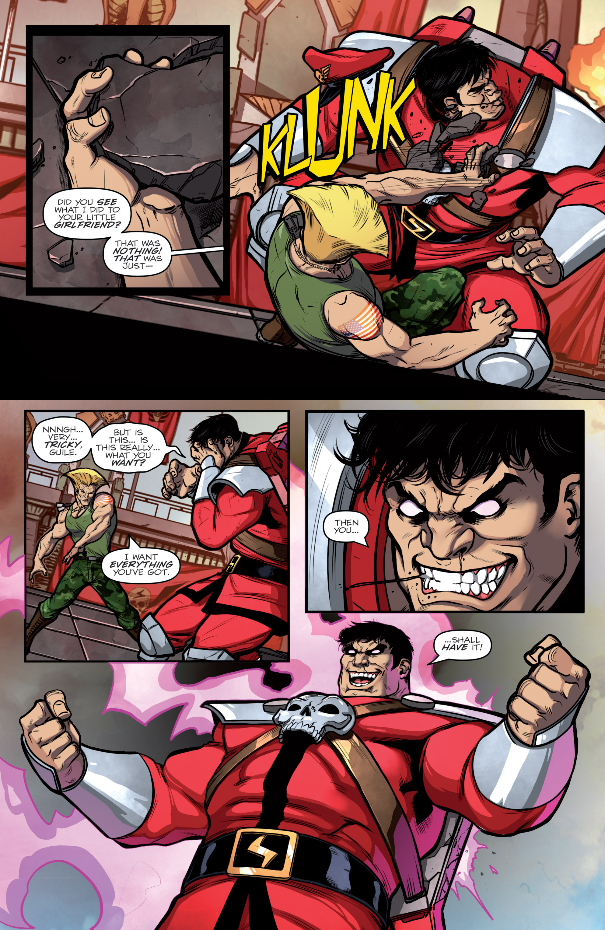 Read online Street Fighter X G.I. Joe comic -  Issue #4 - 16