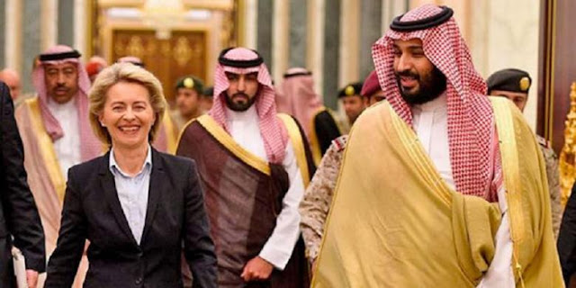 Tidak Memakai Penutup Kepala, Menteri Pertahanan Jerman Picu Kemarahan di Arab Saudi Tidak Memakai Penutup Kepala, Menteri Pertahanan Jerman Picu Kemarahan di Arab Saudi