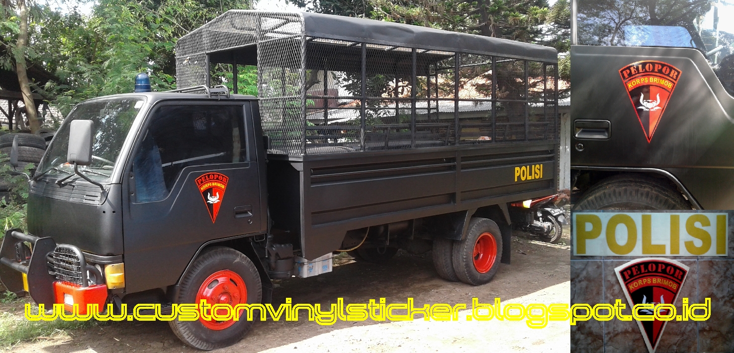 STICKRENZ: Police Car Branding - Pelopor Korps Brimob Truck