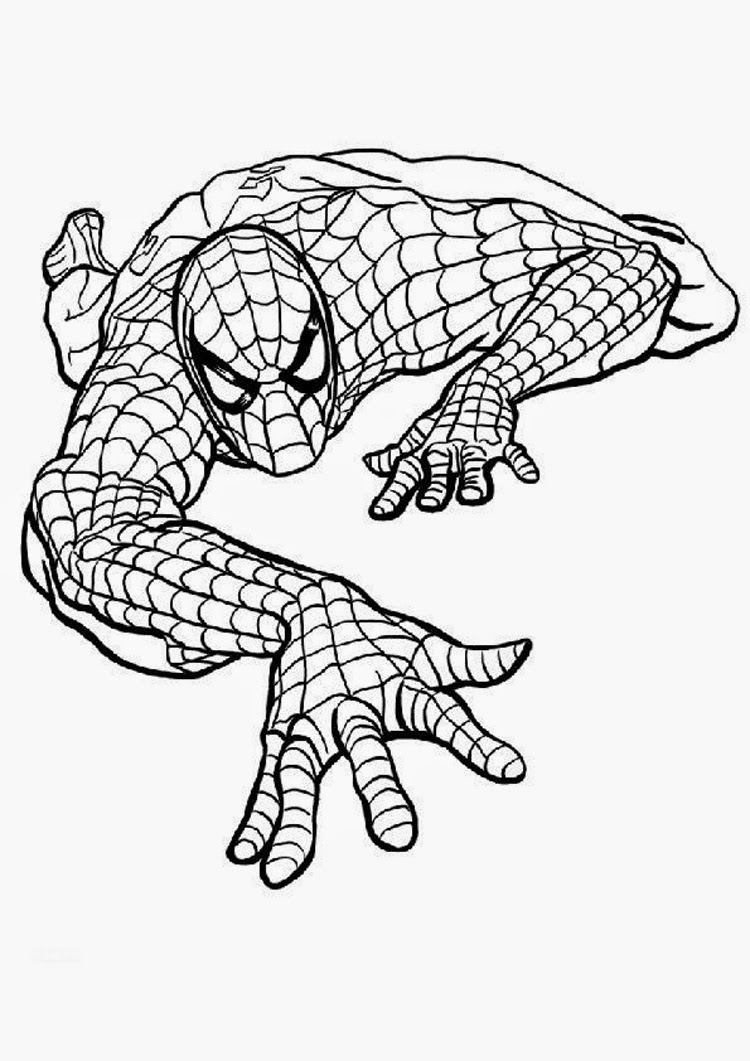 Coloring Pages Spiderman Free Printable Coloring Pages