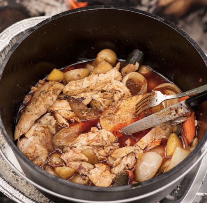 BYU Dutch Oven and Camp Cooking Apricot Chicken