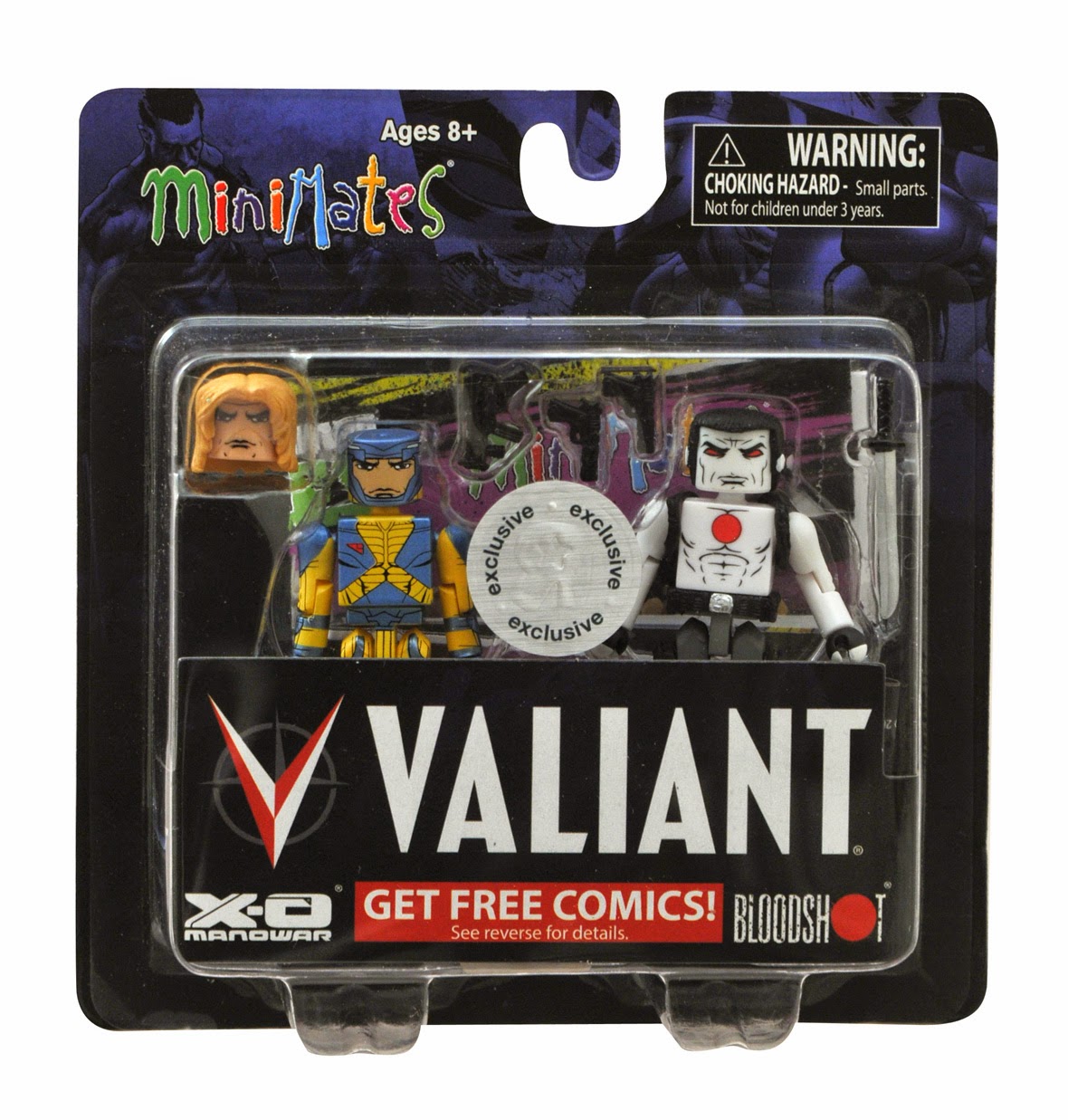 Toys R Us Exclusive Valiant Entertainment Comic Book Minimates 2 Pack #1 - X-O Manowar & Bloodshot