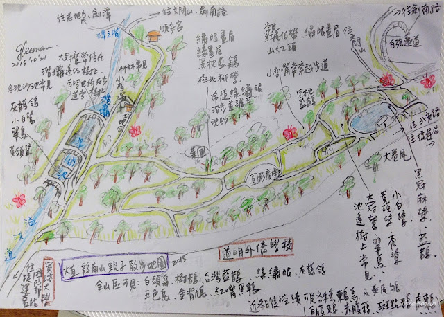 大直雞南山親子散步地圖