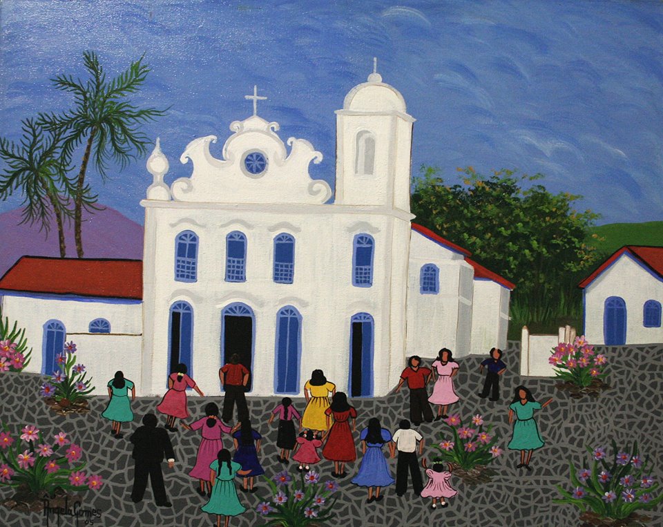 Ângela Gomes Artista Naif Capixaba ES 2014