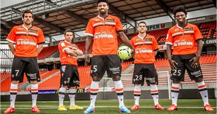 comprar equipaciones de futbol baratas: Venta camiseta del Lorient 2013/2014 baratas
