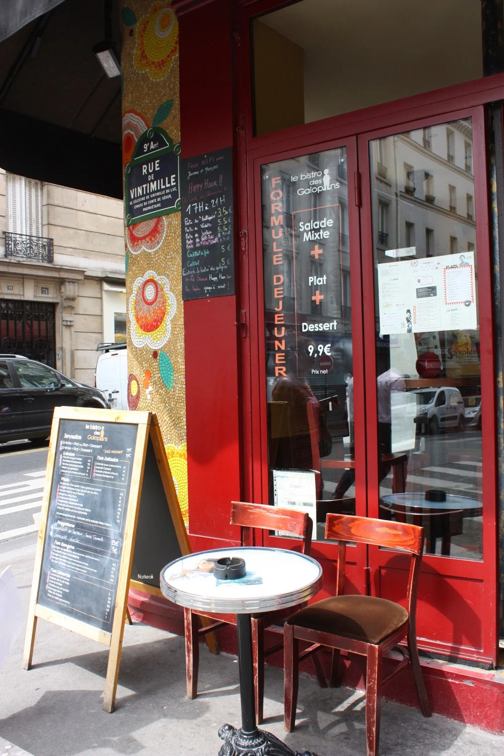 Paris Bistro des Galopins restaurant