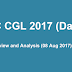 SSC CGL 8th August 2017 Review and Analysis